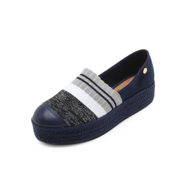 alpargata feminina flatform vizzano