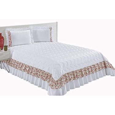Imagem de Kit Sensive Casal 5 Peças Tecido Liso Mellindre Branco Queen Tecido