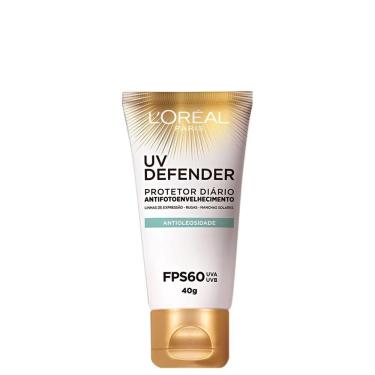 Imagem de L`Oréal Paris UV Defender Antioleosidade FPS 60 Protetor 40g