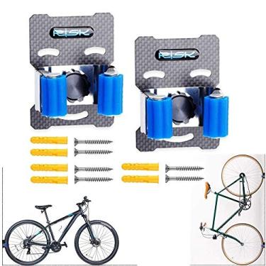 Imagem de 2 peças de gancho de bicicleta, fivela de estacionamento de bicicleta, clipes horizontais para bicicleta montado na parede, suporte de armazenamento de bicicleta interno, suporte portátil de armazenamento de bicicleta para MTB Mountain Road Bike