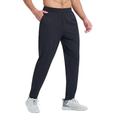 Imagem de EZRUN Calça de moletom masculina elástica atlética para treino e golfe de secagem rápida para corrida, academia, trilha