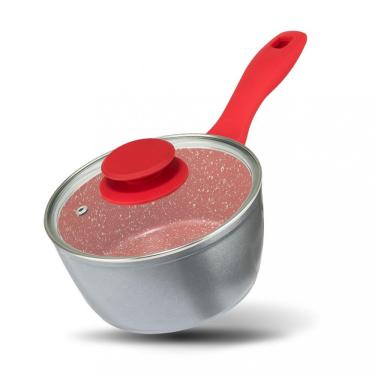Imagem de Panela Philco PPH160APR Redstone com Tampa de Vidro 1,4L - Cinza/Vermelho