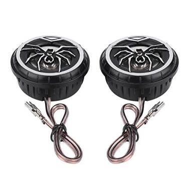 Imagem de Klanata 2 pacotes de tweeters de áudio com padrão de aranha criativo, alto-falantes automotivos super potentes, componentes de som de alta qualidade, para aprimoramento de áudio