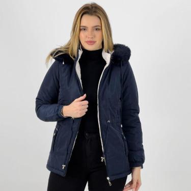 Imagem de Jaqueta Dunialin Parka em Nylon Dupla Face Feminina-Feminino