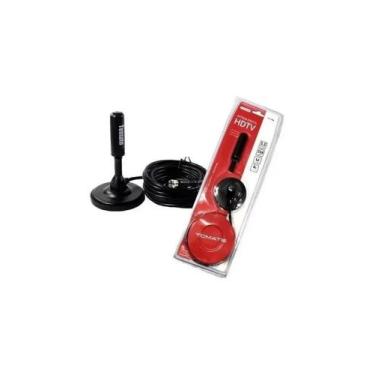 Imagem de Antena tv digital mta-3005 uhf vhf interna 3.5 dbi e cabo 5m - Tomate