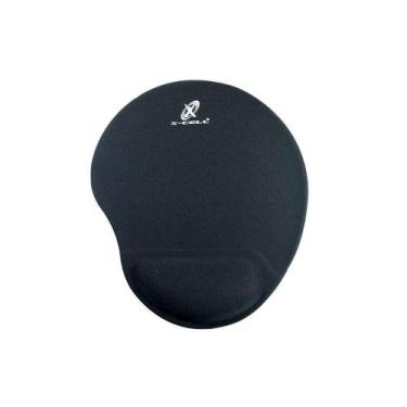Imagem de Mouse Pad C/ Apoio P/ Pulso Gel Preto - XC-MPD-06 - X-Cell