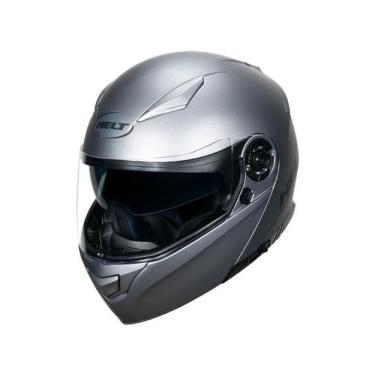 Imagem de Capacete Helt Hippo Glass Cinza Titanium, 56