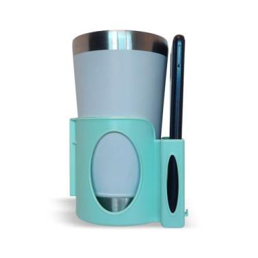 Imagem de Suporte Para Garrafa E Celular Aparelhos Academia - LUMI, Verde