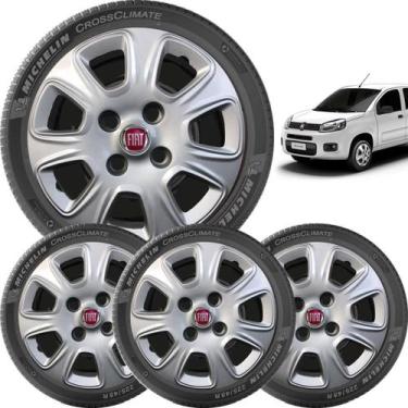 Imagem de 4X Calotas Fiat Vivace 2011 A 2013 Aro 13 076Cb - Grid