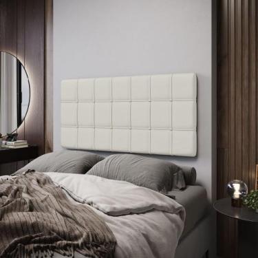 Imagem de Painel Rana 140 / A-017 Couro Bege - ARADECOR, Bege, CASAL PADRãO