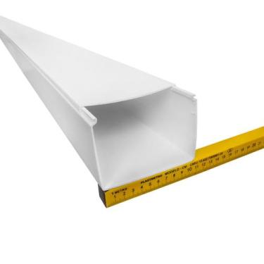 Imagem de Canaleta De Alta Densidade em PVC -  110mm x 80mm x 2000mm (11cm x 8cm