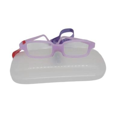 Imagem de Óculos infantil Miraflex New Baby 1 L Lilás com Apoio Nasal de 3 a 6 a