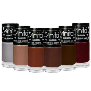 Imagem de Kit 6 Esmaltes 10ml Coleção Capadócia Anita