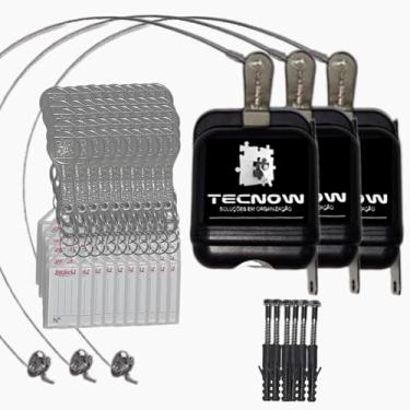 Imagem de 03 Travas Carrinho De Compras Condomínio + 50 Chaves Tecnow - Síndico/Supermercado