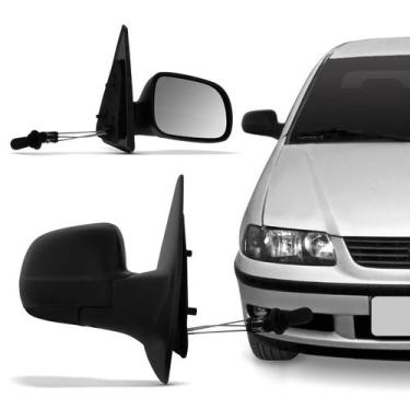 Imagem de Retrovisor Gol G2 Special 00 a 02 G3 00 a 05 G4 06 a 14 Preto 2 Portas