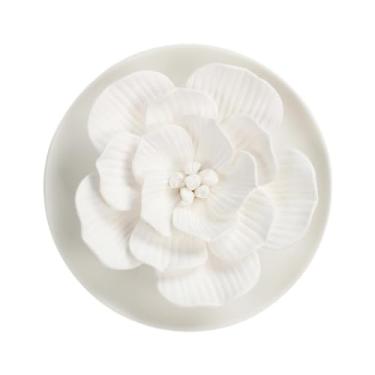 Imagem de Ioensy Difusor de óleo essencial de flor passiva sem fogo, difusor de fragrância, carro, difusor de aroma de flor de porcelana para meditação no quarto, Style G