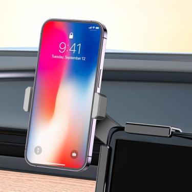 Imagem de Zekrom Suporte de telefone de carro para Tesla Model 3 / Y Suporte universal de telefone de carro compatível com todos os smartphones