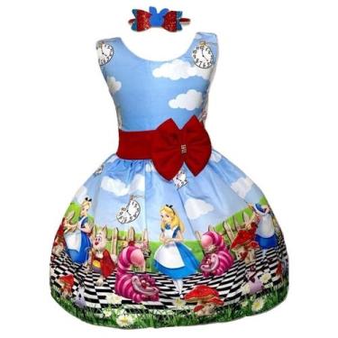 Imagem de Vestido Temático Alice No País Das Maravilhas - Pequenos Encantos Baby