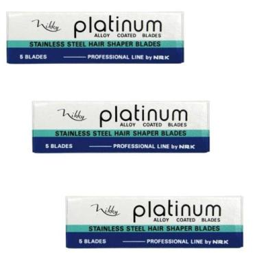 Imagem de Kit Lâmina Para Navalhete Vikky Platinum C/3