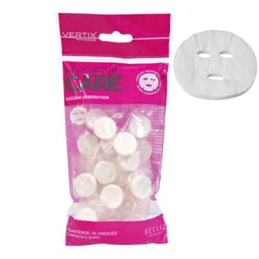 Imagem de Máscara Facial Desidratada Vertix Hygienic Care C/25 Uni - BELLIZ COMP