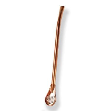 Imagem de Canudo de Inox Chimarrão 19cm -  Reutilizável - CAN.U.DO, Rose Gold