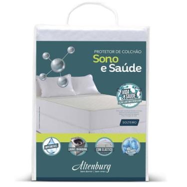 Imagem de Protetor de Colchão Solteiro Sono e Saúde Impermeável Altenburg