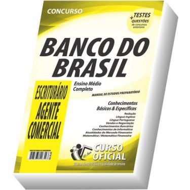 Imagem de Apostila BB Banco do Brasil - Escriturário - Agente Comercial - Carrei
