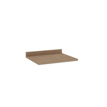 Imagem de Tampo para Balcão de Cozinha 60cm 25mm 100% MDF 1519 Genialflex, Ebano