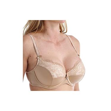 Imagem de Curvy Couture Tulipa feminina sexy renda plus size push up, Bombshell Nude, 36DDD