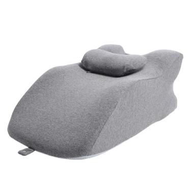 Imagem de Travesseiro respirável e ergonômico para dormir confortável, ideal para dormir em casa, para cochilos à tarde no escritório e para dormir de bruços - Travesseiro de cama