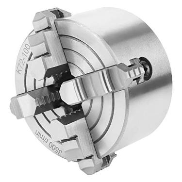 Imagem de Mandril de Torno, Mandril de Torno de Madeira 4 - Mandíbula Independente Reversível de 4 Polegadas SANOU K72-100 Acessórios para Máquinas de Torneamento de Metal Acessórios para