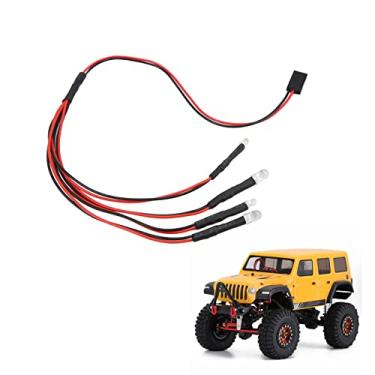 Imagem de 4 LED RC Car Light, Peças de Atualização de Carro RC para AXIAL AXIAL SCX24 1/24 Carro de Controle Remoto