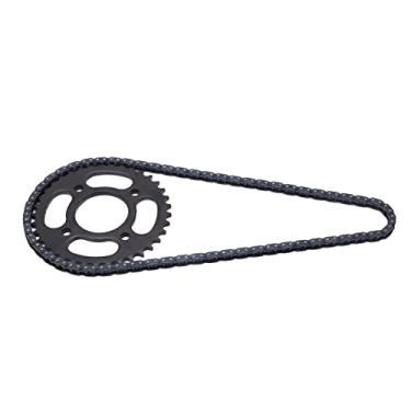 Imagem de Cadeia de Acionamento de Motocicletas T8F 37T Com Roda Dentada, 136 Links para 43cc, 49cc Minimoto, Ciclomotor, Scooters, Bicicleta de Bolso de 2 Tempos, Mini Quádro