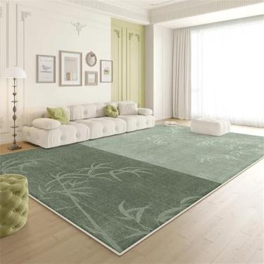 Imagem de HJZSZX Tapete de sala de estar estilo artístico confortável antiderrapante lavável tapetes de área grande casa quarto tapete decorativo, YY022,3,G,200X200CM