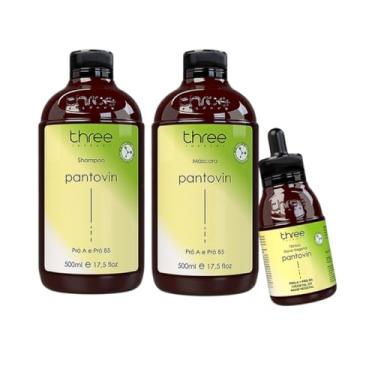Imagem de Kit Pantovin para Fortalecimento, Antiqueda E Aceleração do Crescimento Dos Cabelo Até 3X mais Rápido Shampoo 500ml, Mascara 500g e Tônico Capilar 100m