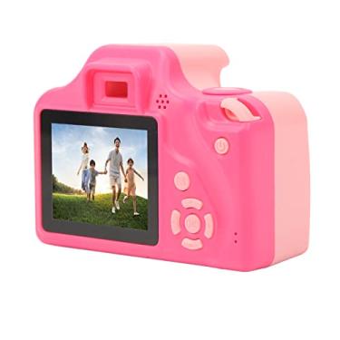 Imagem de Câmera Selfie Infantil de 2 Polegadas 5M 1080P HD Mini Câmera de Vídeo Digital Portátil Brinquedo Infantil Com Sensor CMOS e Microfone, Tela de 2 Polegadas, Expansão de Memória,