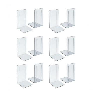 Imagem de Kit Com 6 Pares Bibliocanto Livros Acrimet 290 Cristal