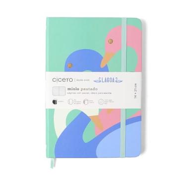 Imagem de CADERNETA CICEROS LAGOA PAUTADO 14X21 PEDALINHO