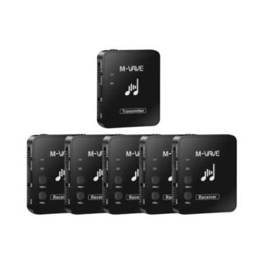Imagem de Sistema De Monitor De Fone De Ouvido Sem Fio M-VAVE WP-10 2.4GHz Recar