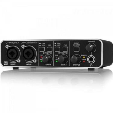 Imagem de Interface De Audio Digital U-Phoria Umc202Hd Preto Behringe