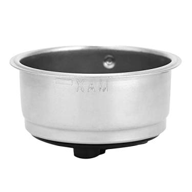 Imagem de Cesta de filtro, filtro de cesta, cesta de filtro de café, cesta de filtros de café destacável, aço inoxidável removível, acessórios para máquina de café para escritório doméstico (duplo)