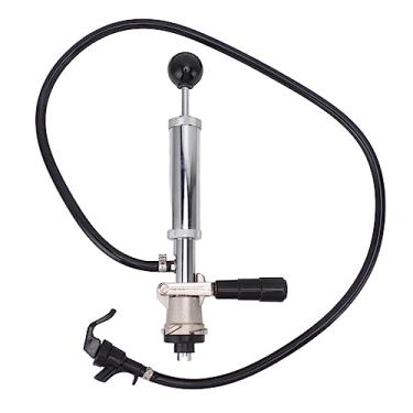 Imagem de Heavy Duty Keg Tap, 4in D Beer Keg Bomba de Mão, Piquenique Bomba Com Torneira e Mangueira de Cerveja Aço Inoxidável Fácil Bloqueio Bomba de Soda Adequado para Outdoor, Festa,