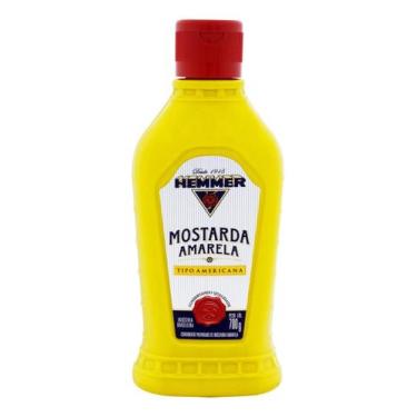 Imagem de Kit c/ 2 Mostarda Amarela Americana Hemmer Squeeze 700g