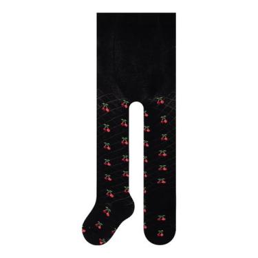 Imagem de Meia Calça Infantil Selene Preto, M, Preto