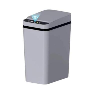 Imagem de Lixeira De Banheiro Sem Toque 12L Com Sensor De Movimento Automático, 