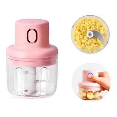 Imagem de Mini Triturador processador Alimentos Elétrico 3 Lâminas - zem