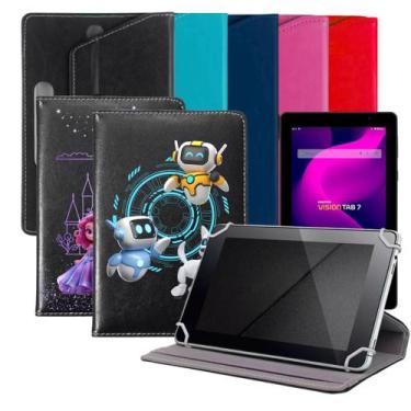 Imagem de Capa Giratória para Tablet Positivo Vision Tab 7 Polegadas Case - Comm