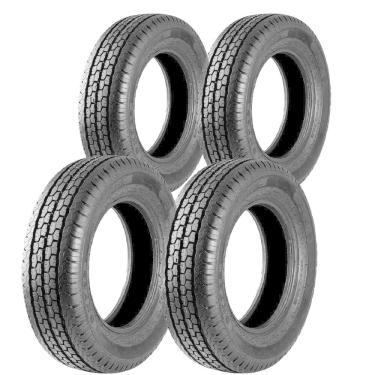 Imagem de Kit 4 Pneus 225/70R15 LT Van 8 Lonas 112/110R DK768 Alfamotors