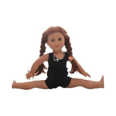 Imagem de Roupas De Boneca Fofa Vestido Uniforme Para Boneca De 43cm 18 Polegada