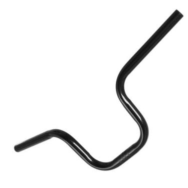 Imagem de Guidão pro tork esportivo baixo motoboy aço titan 125 1995/99, PRETO, 